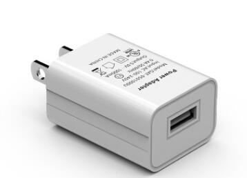 5v1a手机USB充电头 美规UL认证充电器 美国电源适配器LED通用